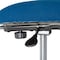 Global Industrial ESD Stool - Fabric, Navy, Armless, Mid Back 695535BL - alternate 7